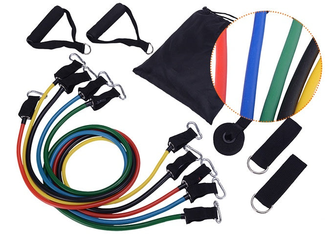 FlexTone Resistance Bands,Home Workout Strength Training Kit