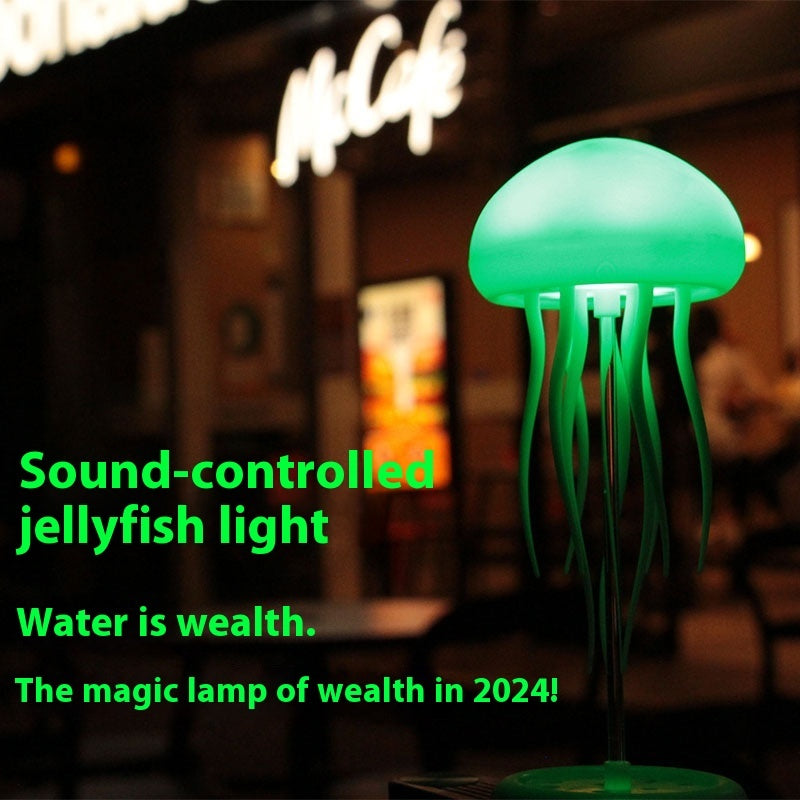 Jellyfish Mood Lamp LED Jellyfish Night Light Portable Jellyfish Lamp, Decorations Smart Table Lamp