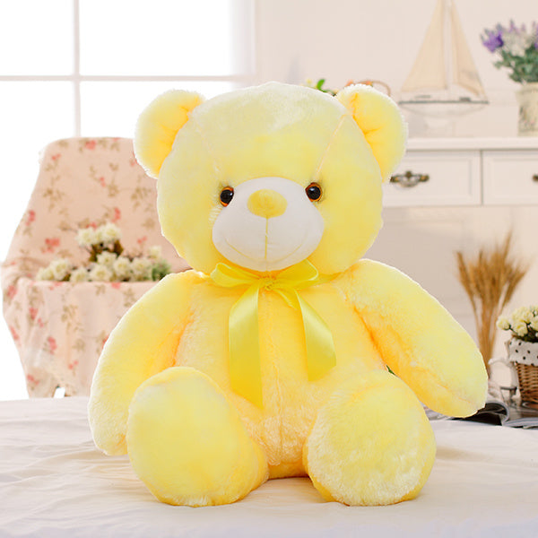 Creative Light Up LED Teddy Bear,Colorful Glowing,Magical LED Teddy Toy