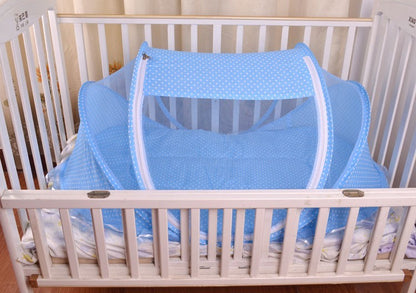 Foldable Baby Bed Net With Pillow Net 2Pieces Set