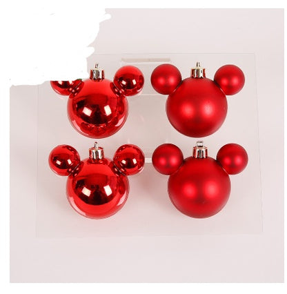 Assorted Christmas Ornament Set,Reindeer Ball Star Collection