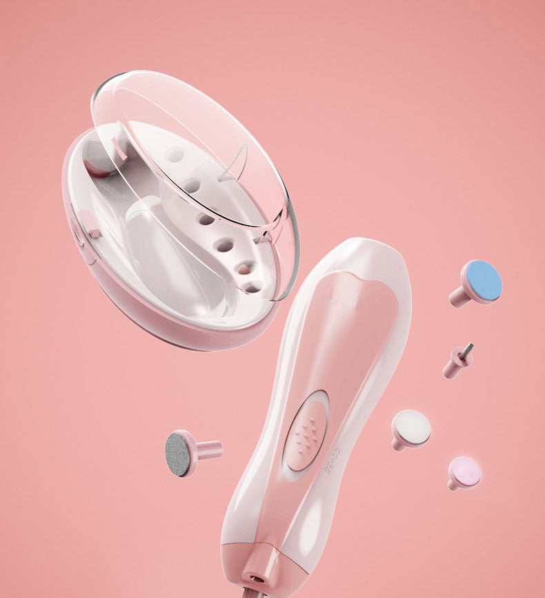 Multifunctional Baby Bail Polisher Manicure Kit,Ultimate Baby Nail Care Kit