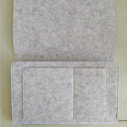Bed Storage Bag with Pocket Felt Bedside,Sofa Bedroom Mattress Bedside Anti-slip Organizer Holders