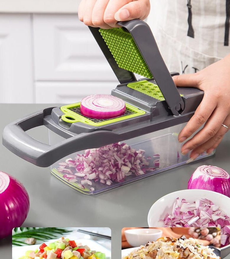 Healthy 7 Blade Vegetable Slicer Spiralizer And Dicer Kitchen Tool