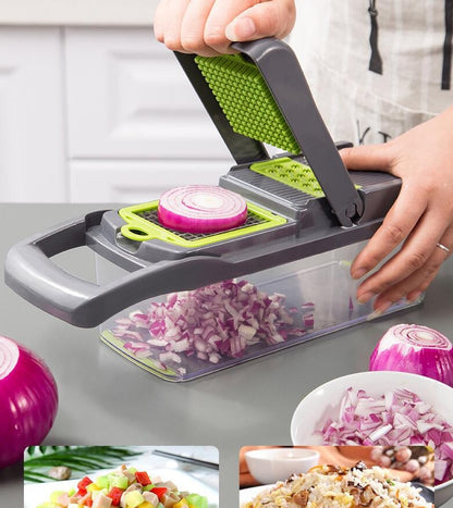 Healthy 7 Blade Vegetable Slicer Spiralizer And Dicer Kitchen Tool