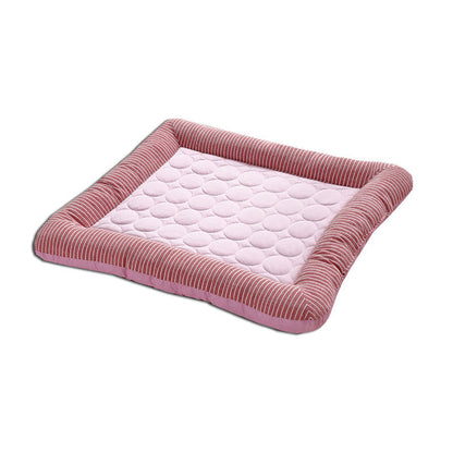 Pet Cooling Pad Bed For Dogs Cats Puppy Kitten, Cool Mat Pet Blanket, Ice Silk Material Soft For Summer Sleeping, Breathable