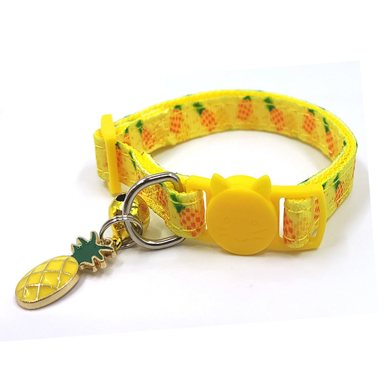 Fashion Cat Collar Bell Cute Patterns Secure Fit