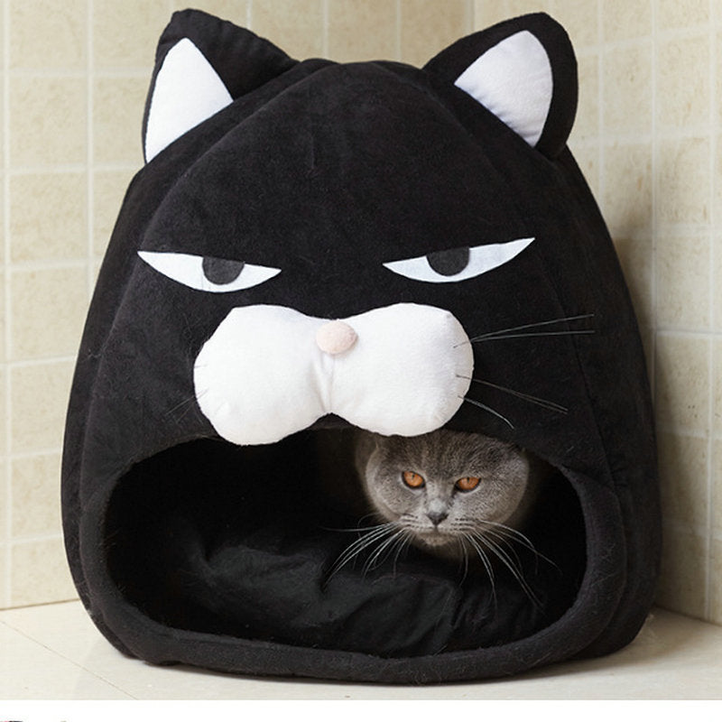 Cat House Bed Litter Mat Sleeping Nest Pet Bed