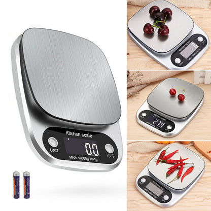 Digital Kitchen Food Diet Scale, Multifunction Weight Balance 22lbs 1g Kitchen Scale, Stainless Steel Weighing Scale For Food, Diet Postal Balance Measuring
