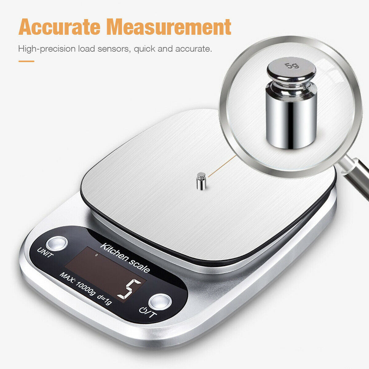 Precision Digital Kitchen Food Scale