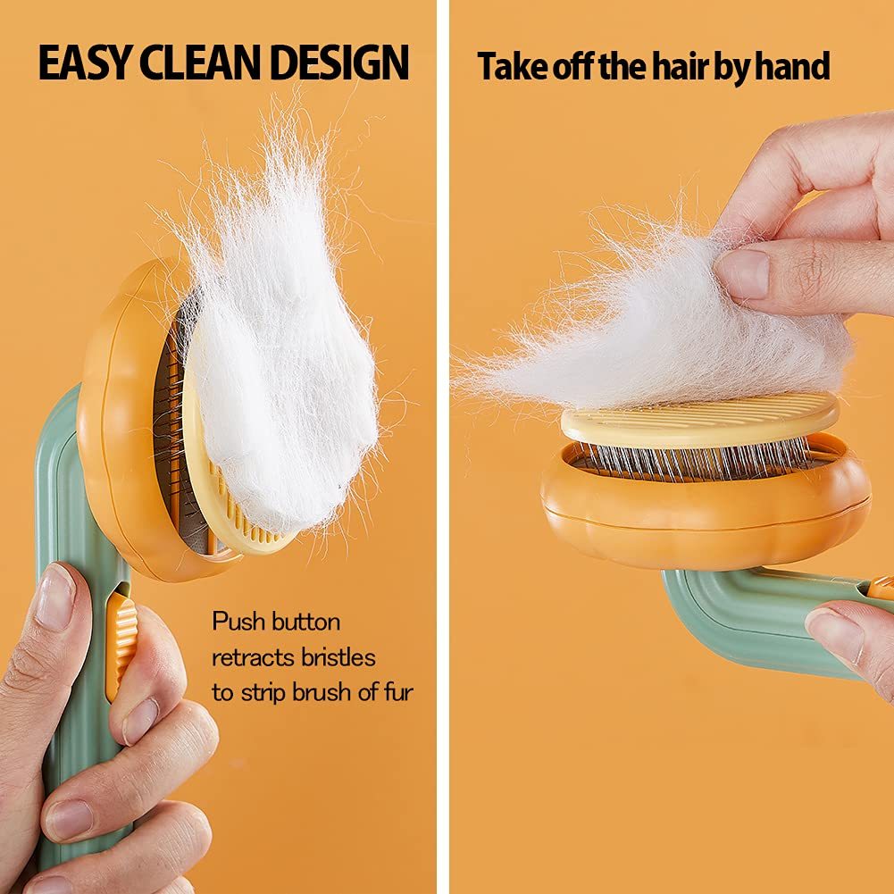 Self Cleaning Pet Grooming Slicker Brush