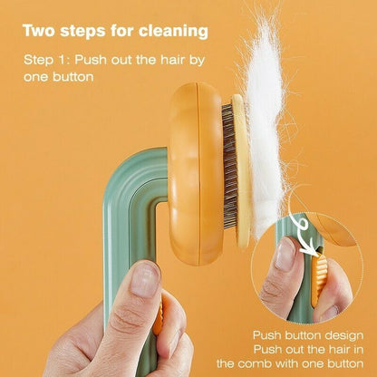 Self Cleaning Pet Grooming Slicker Brush
