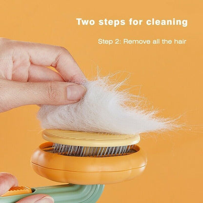 Self Cleaning Pet Grooming Slicker Brush