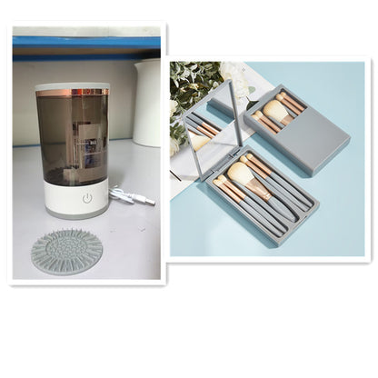 Portable Electric Brush Cleaner,USB Makeup Brush Washer Machine