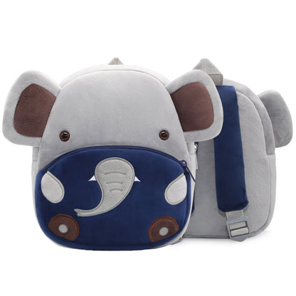 Cute Plush Backpack,Cartoon Animal School Bag,Lightweight Kids' Toy Backpack for Kindergarten