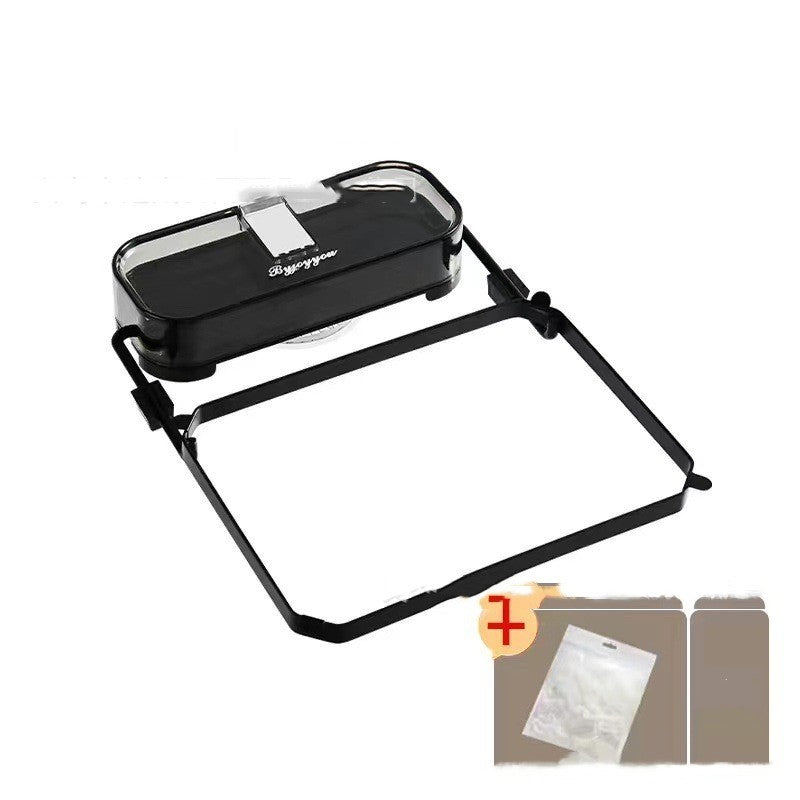 Kitchen Sink Filter Rack, Suction Cup Disposable Leftover, Leftovers Filter Pocket Kitchen Garbage Drain Rack Sink Strainer