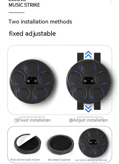 StrikeBeat Interactive Boxing Target,LED Reaction Training Pad