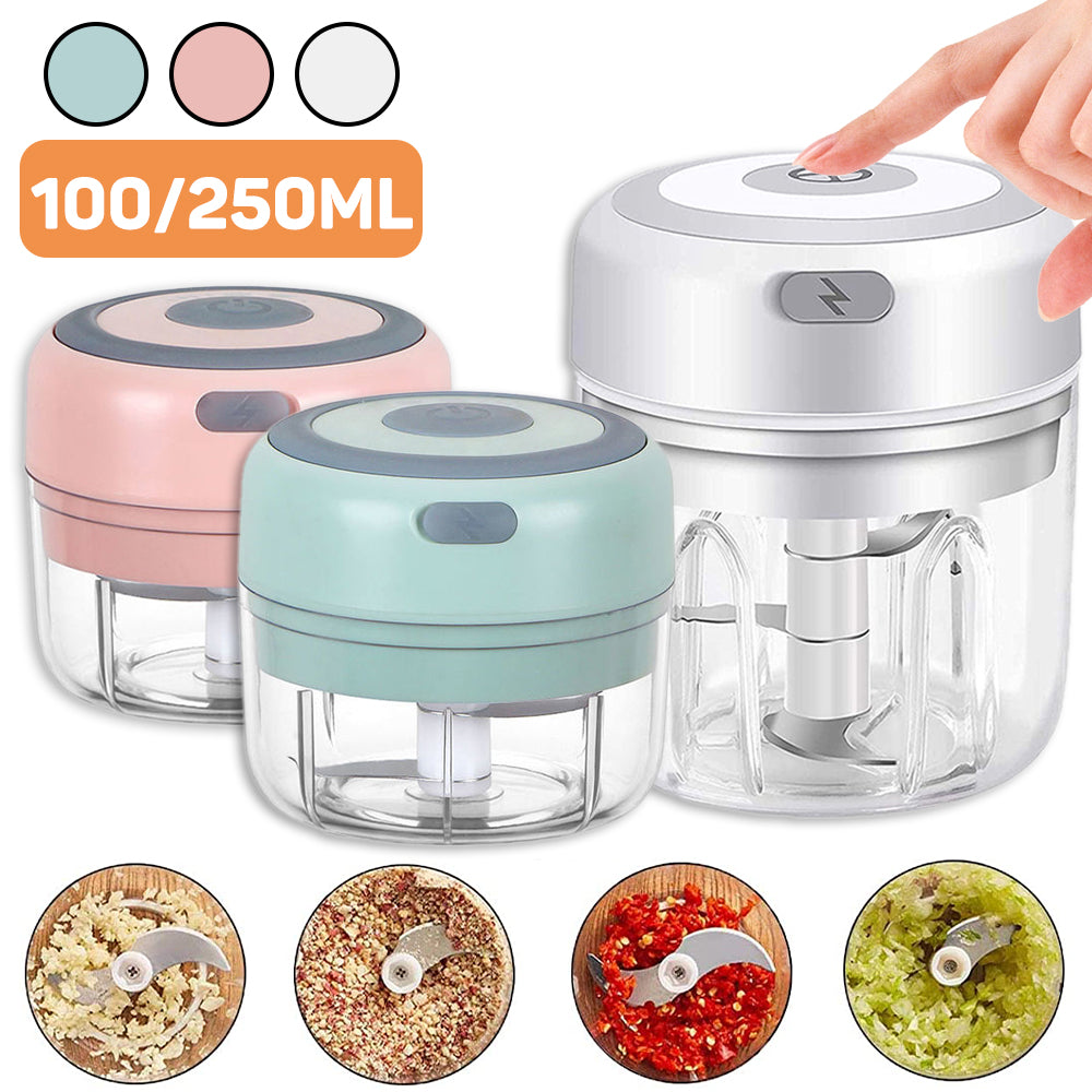 PowerBlitz Mini Chopper,USB Rechargeable Electric Garlic And Vegetable Chopper