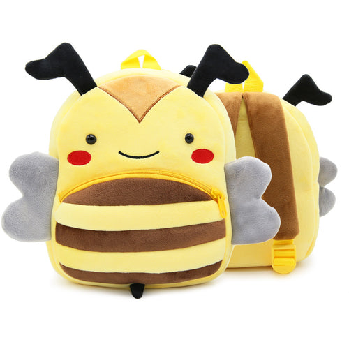 Cute Plush Backpack,Cartoon Animal School Bag,Lightweight Kids' Toy Backpack for Kindergarten