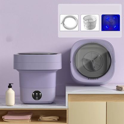 Mini Foldable Washing Machine, Portable Mini Socks Underwear Panties Washing Machine, Big Capacity 3 Models With Spinning Dry Gadgets