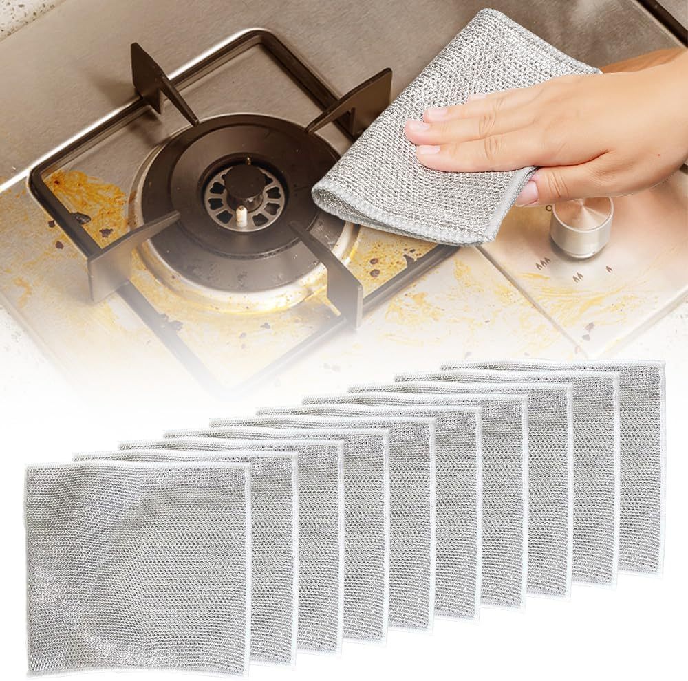 Non Scratch Metal Wire Dishwashing Cloth