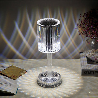 Crystal Table Lamp, Diamond Romantic Warm Led For Home Decor, Romantic Night Light Decoration