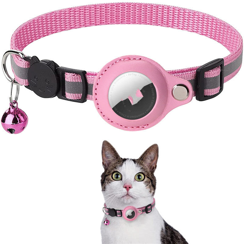TrackSafe Reflective Airtag Cat And Dog Collar