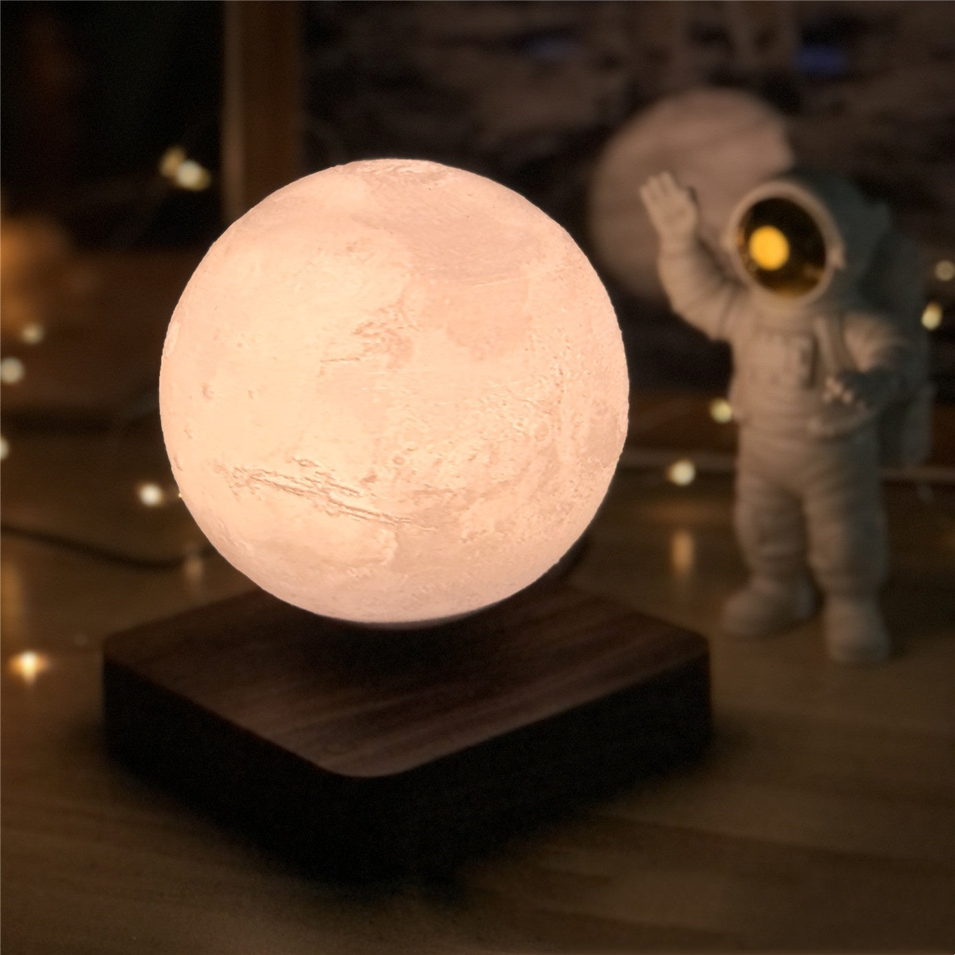 LevitMoon 3D Lamp,Magnetic Floating Moon Light
