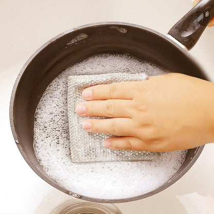 Non Scratch Metal Wire Dishwashing Cloth