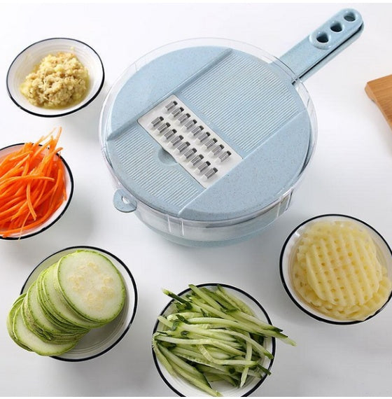 Ultimate 8 In 1 Vegetable Slicer And Kitchen Chopper Multi Tool Set