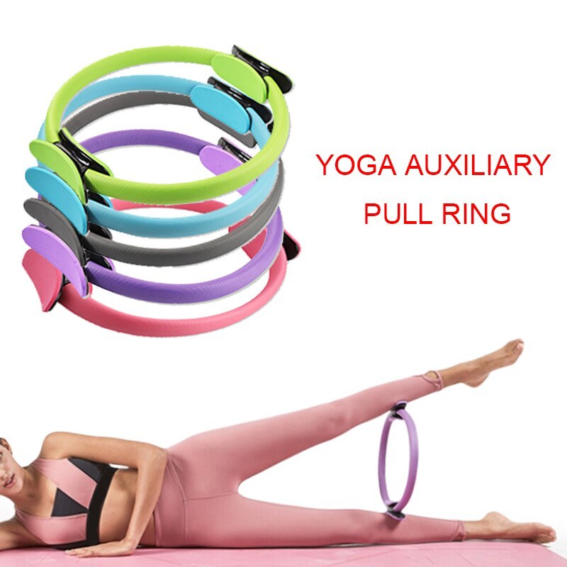 Yoga Fitness Pilates Ring Women Girls Circle Magic, Dual Exercise Home Gym Workout Sports Lose Weight Body Resistance