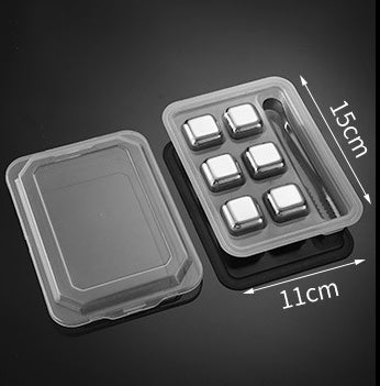 Reusable Stainless Steel Whiskey Stones,Ice Cubes Set Chilling Stones
