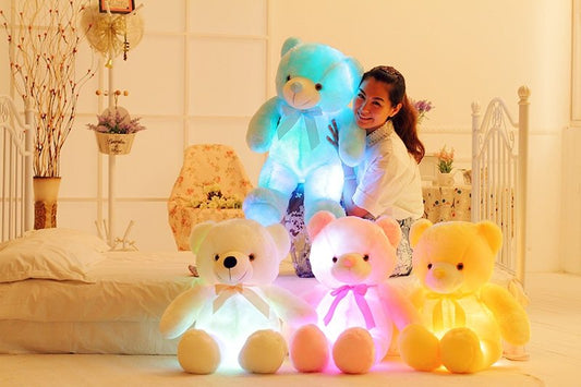 Creative Light Up LED Teddy Bear,Colorful Glowing,Magical LED Teddy Toy