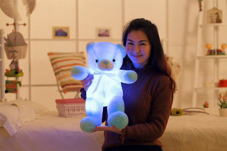Creative Light Up LED Teddy Bear,Colorful Glowing,Magical LED Teddy Toy