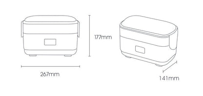 Electric Lunch Box,Hot Meals Anywhere