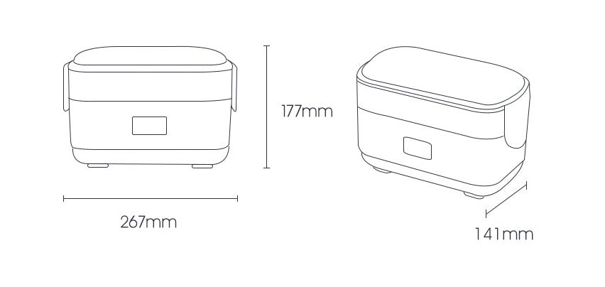 Portable Personal Electric Lunchbox