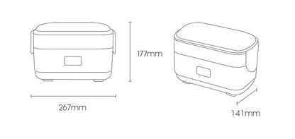 Portable Personal Electric Lunchbox