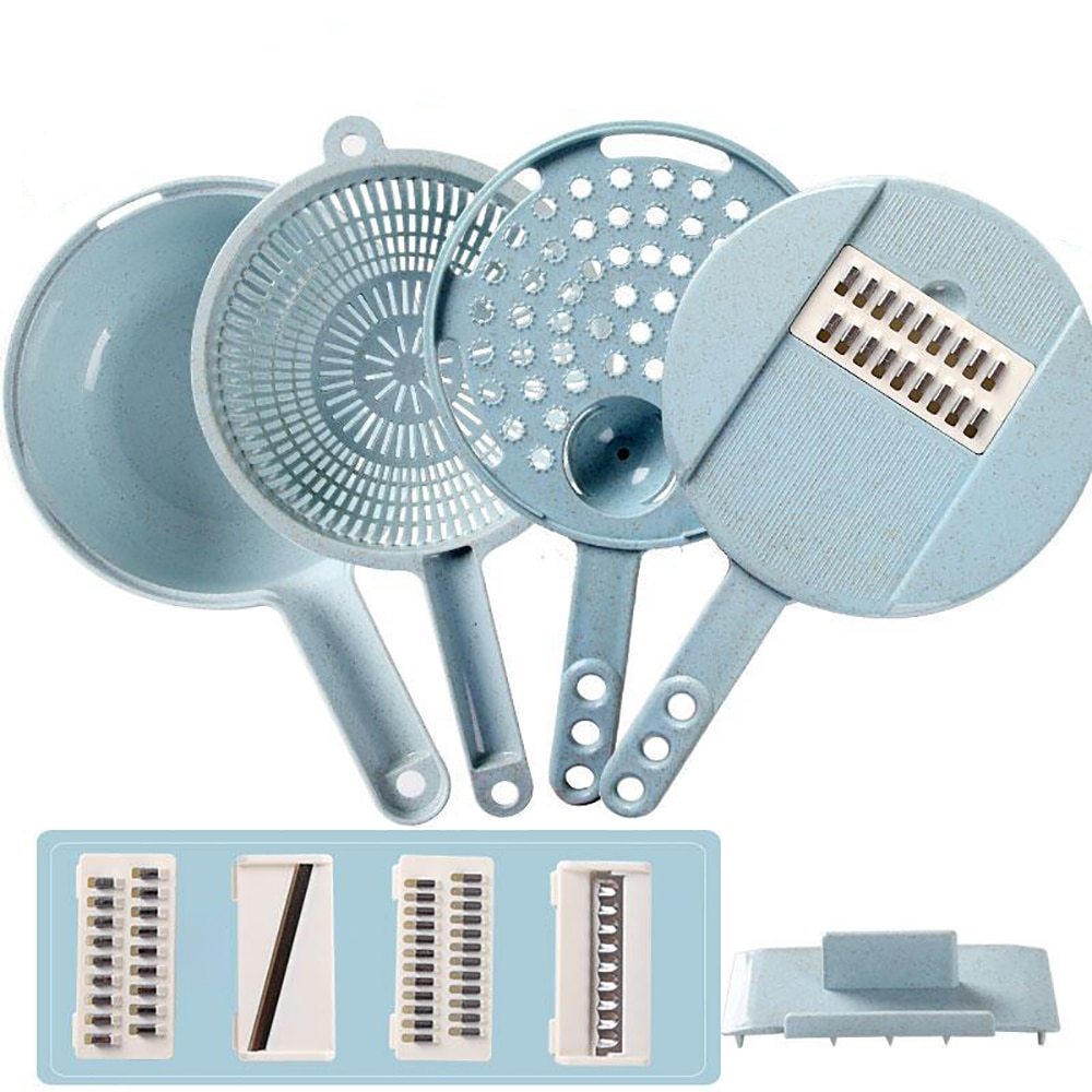 Ultimate 8 In 1 Vegetable Slicer And Kitchen Chopper Multi Tool Set