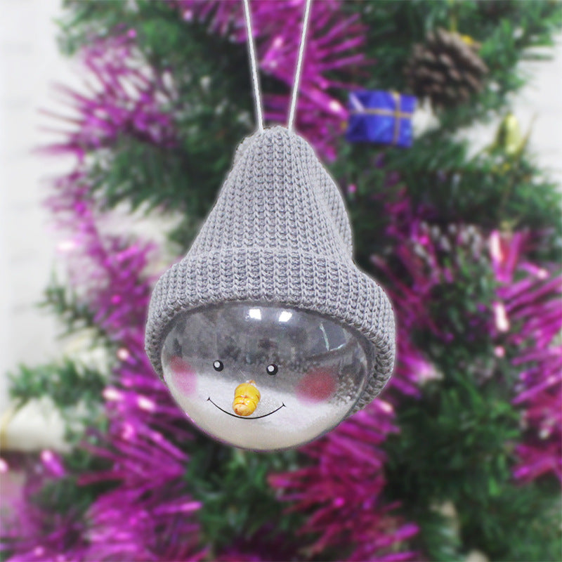 Festive Snowman Ornament Ball,Unbreakable Christmas Tree Pendant