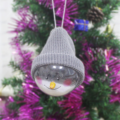 Festive Snowman Ornament Ball,Unbreakable Christmas Tree Pendant