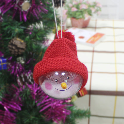 Festive Snowman Ornament Ball,Unbreakable Christmas Tree Pendant