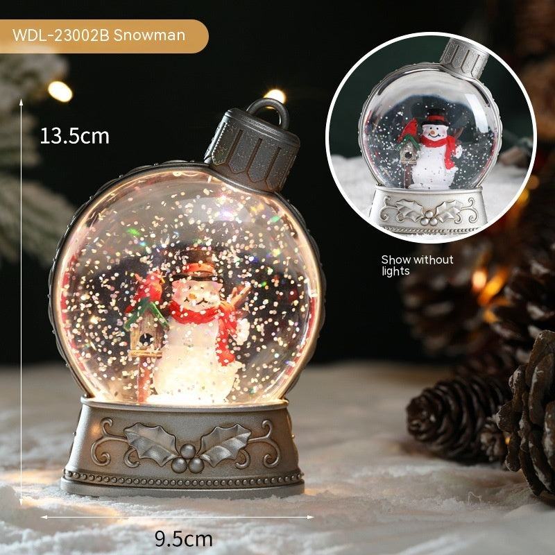 LED Flat Frame Lights,Battery Powered Christmas Scene Decor