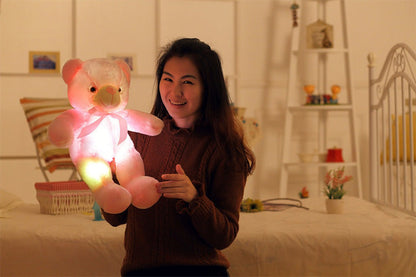 Creative Light Up LED Teddy Bear,Colorful Glowing,Magical LED Teddy Toy