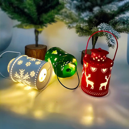 Nordic LED Candle Lanterns,Electronic Flameless Christmas Window Decor