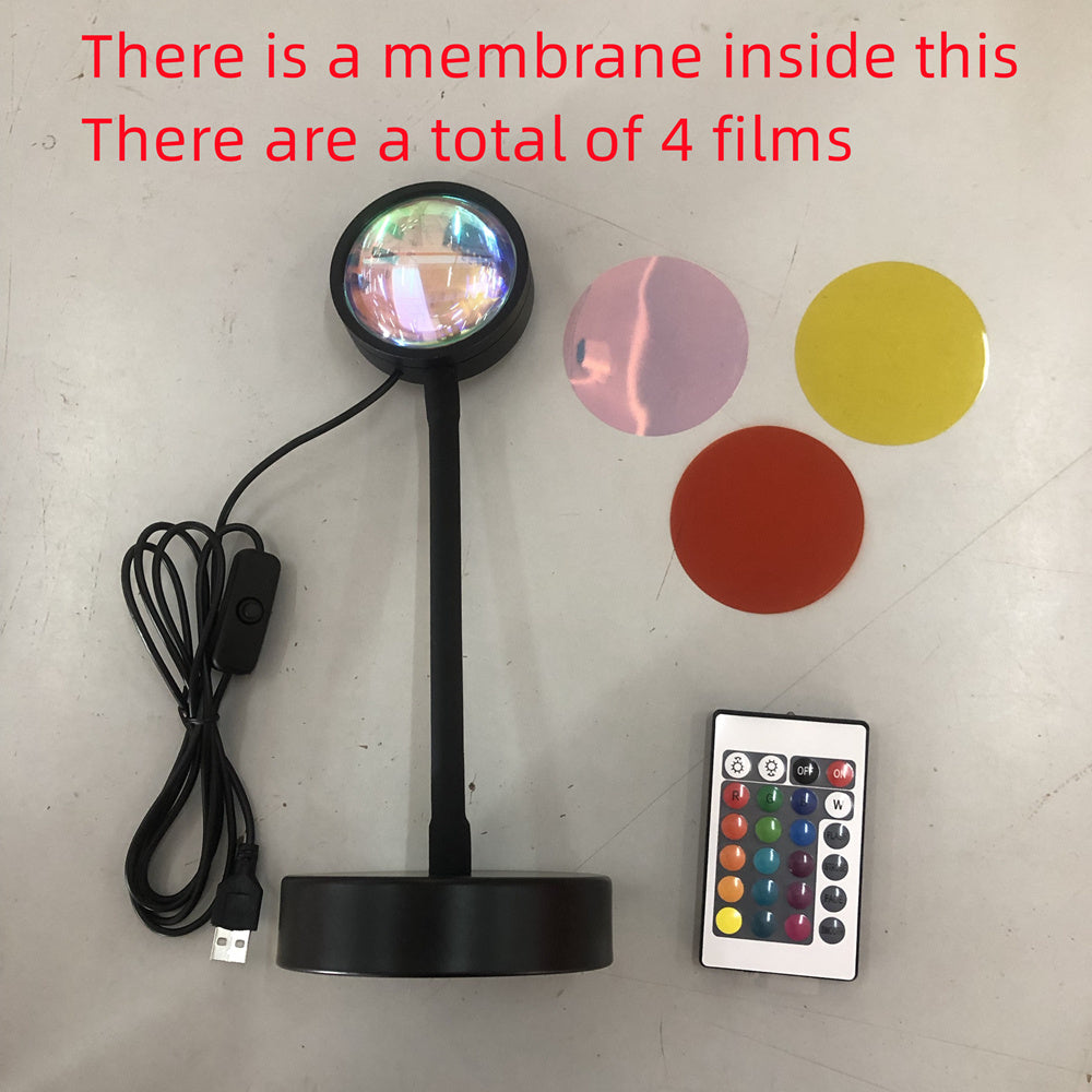 HorizonGlow Sunset Lamp,Wall Projection Mood Lighting Decor