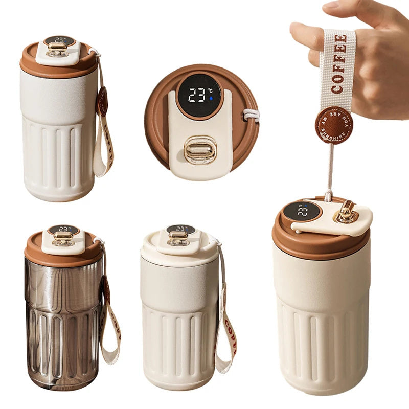 Smart Digital Temperature Display Thermos Bottle