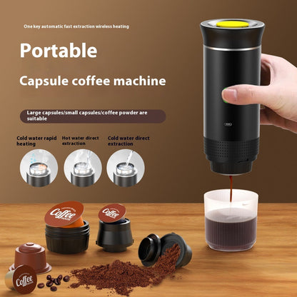 Electric Grinder Coffee Travel Handy,3 In1 Espresso Portable Espresso Maker Machine Cafe Portable Capsule Coffee Machine,Kitchen Gadgets