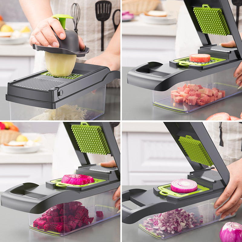 Multifunctional Vegetable Cutter,Home Kitchen Slicing And Dicing,Ultimate Kitchen Helper