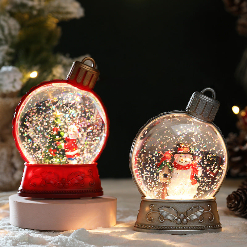 LED Flat Frame Lights,Battery Powered Christmas Scene Decor