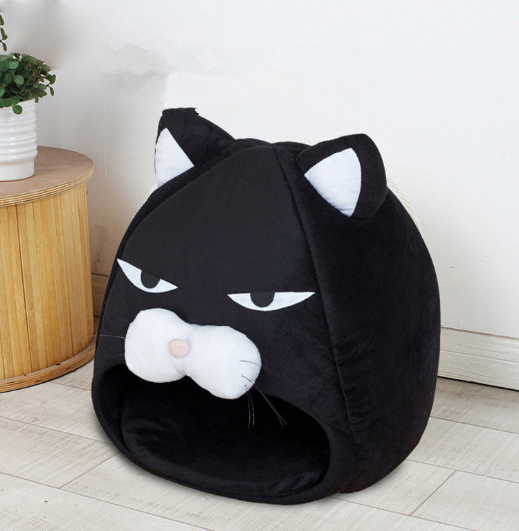 Cozy Cat Cave Bed House